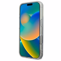 Guess IML 4G Magnētiskais viedtālruņa apvalks iPhone 16 Pro Max - melns