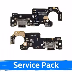 Uzlādes ports saderīgs ar Xiaomi Redmi Note 10 5G ar elastīgo kabeli / Plata (Service Pack)