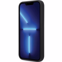 BMW BMHMP14XSILBK2 viedtālruņa apvalks iPhone 14 Pro Max 6.7" - melns Signature Liquid Silicone MagSafe