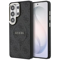 GUESS maciņš for SAMSUNG S26 Ultra GUHMS26LP4MSEGCK (4G Embossed Ring MagSafe) melns