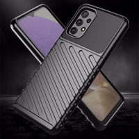 Thunder Case elastīgs izturīgs izturīgs apvalks TPU viedtālruņa apvalks Samsung Galaxy A72 4G zaļš