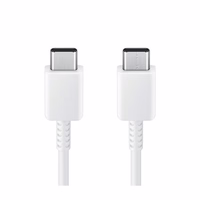 Samsung EP-DX310JWE USB-C - USB-C 3A 1.8m kabelis (lielapjoma – aizstājējiepakojums) – balts