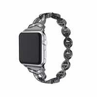 Apple Watch siksnas cilpa (f) 38/40/41 dizains 3 - melna (f)