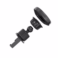 XO automašīnas turētājs magnētiskais CX025 ar bezvadu induktīvo lādētāju 15 W melns gaisa ventilācijas caurums