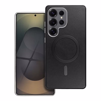 GENTLEMAN MAG COVER magnētiskais viedtālruņa apvalks, saderīgs ar MagSafe, paredzēts SAMSUNG S26 Pro, melns