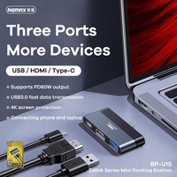 DIVIDER REMAX HDMI/USB/USB-C 4K RP-U15