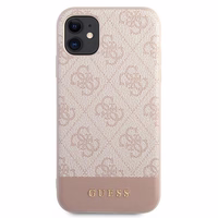 Guess 4G Stripe Collection viedtālruņa apvalks iPhone 11 / Xr 6.1" - Rozā