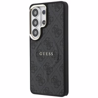 GUESS maciņš for SAMSUNG S26 Ultra GUHMS26LP4MSEGCK (4G Embossed Ring MagSafe) melns
