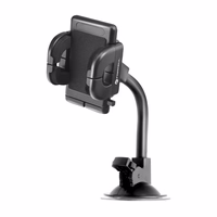 FORCELL F-GRIP Regular 17 cm auto turētājs vējstiklam / paneļim / ventilācijas atverei melns