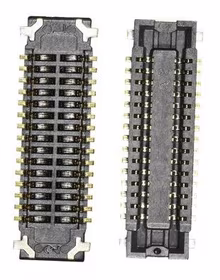Samsung A047/A155/A156/A165/A166/A256/G556/T545/T630/T636 plates savienotājs BTB ligzda 2x15pin 3710-003152 (servisa komplekts)
