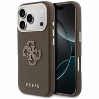 GUESS korpuss priekš IPHONE 17 Pro GUHCP17L5PS4RGGW (PU FW Resin Logo) brūns