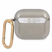 Guess GUA3UCG4GK AirPods 3 apvalks melns/melns Spīdumu kolekcija