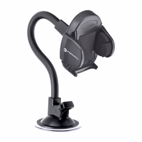 FORCELL F-GRIP Oval 27 cm auto turētājs vējstiklam / paneļim / ventilācijas atverei melns