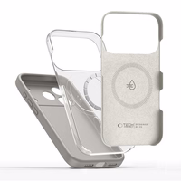 Tech-Protect Silikona Magnētiskais viedtālruņa apvalks iPhone 17 Pro - pelēka