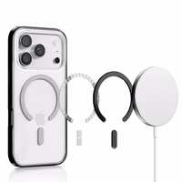 Rock Crystal Armor Sērijas Magnētiskā Apvalks Iphone 17 Pro - melns