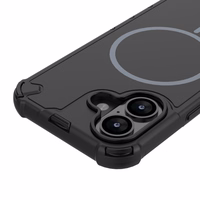 Defender 2in1 Mag maciņš for iPhone 17 6,3" melns