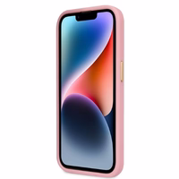 Guess Croco Collection viedtālruņa apvalks iPhone 14 Pro - rozā