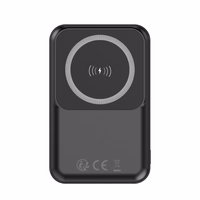 Forever bezvadu barošanas banka MATB-100 PD QC 22,5W 10000 mAh magnētiska melna