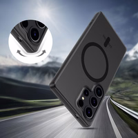 Tech-Protect MagSlim Magnētiskais viedtālruņa apvalks Samsung Galaxy S25 Ultra - Melns