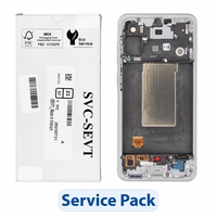 ServicePack LCD Displejs SAMSUNG A56 5G A566B - pelēka GH82-36829B