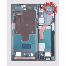 Vidējais rāmis Samsung S908 S22 Ultra (zaļš)