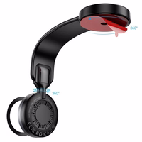 HOCO automašīnas turētājs ar bezvadu uzlādi centrālajai konsolei saderīgs ar MagSafe 15W HW29 melns metālisks pelēks