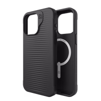 ZAGG Luxe Snap viedtālruņa apvalks ar MagSafe iPhone 15 Pro Max - melns