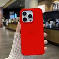 Phone Maciņš "Silicone Plastic Pack" Apple iPhone 12 Sarkans (in package)