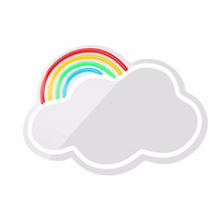 Neon MIRROR LED CLOUD multicolor FMNE05 Forever Light