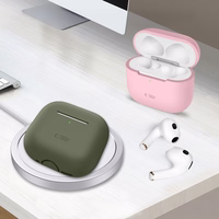Tech-Protect silikona apvalks Apple AirPods 4 austiņām - rozā