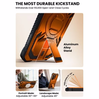 Supcase ArmorBox Mag MagSafe Maciņš for Samsung Galaxy S26 Ultra - oranžs and melns