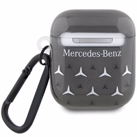 Mercedes MEA28DPMGS AirPods 1/2 apvalks ar lielas zvaigznes rakstu, melns