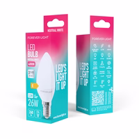 Forever Light LED Bulb E14 C37 2.2W 260lm 4000K class E
