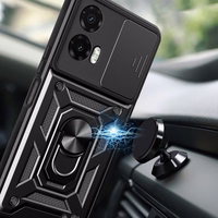 Tech-Protect CamShield Pro viedtālruņa apvalks Motorola Moto G35 5G - melns