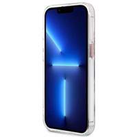 Guess GUHMP13LHTRMP iPhone 13 Pro / 13 6,1" rozā/rozā hard maciņš Metal Outline Magsafe