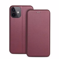 Korpuss Book Elegance Samsung A235 A23 4G/A236 A23 5G bordo krāsā