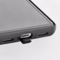 Lightning uzlādes ligzdas vāciņš ar turētāju melns