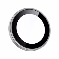 Benks rūdīts stikls Glass Warrior Lens Protector kamerai iPhone 17 Air (1 lēca) sudraba