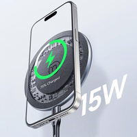 USAMS Bezvadu lādētājs US-CD223 15W melns CD223ZJ01