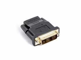 Lanberg AD-0013-BK cable gender changer HDMI DVI-D 18+1 Single Link melns
