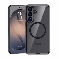 Benks Magnētiskais kristāla TPU rāmja korpuss (0048) priekš Samsung Galaxy S26 melns