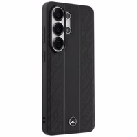 Mercedes Laurel Leaves Vertical Stripes MagSafe Maciņš for Samsung Galaxy S26 Ultra - melns