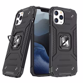 Wozinsky Ring Armor Case statīvs izturīgs viedtālruņa apvalks iPhone 13 Pro Max melns