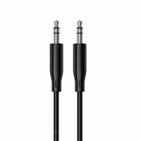 Borofone Kabelis AUX BL26 Standarta - jack 3,5mm uz jack 3,5mm - 1 metrs melns