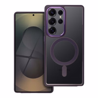 COLOR EDGE MAG COVER viedtālruņa apvalks saderīgs ar Magnētisko SAMSUNG S25 ULTRA dziļi violeta