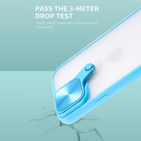 Tel Protect Cyclops viedtālruņa apvalks Xiaomi Redmi Note 10/Note 10S/Poco M5S piparmētru krāsā