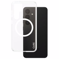 CARE by PanzerGlass Flagship QI viedtālruņa apvalks Samsung Galaxy S24 - caurspīdīgs