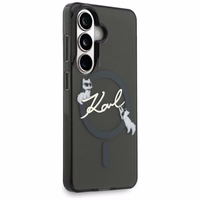 Karl Lagerfeld IML KC Script MagSafe Maciņš for Samsung Galaxy S26 Plus - melns