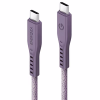 ENERGEA Kabelis Flow USB-C - USB-C1.5m violets/purple 240W 5A PD Fast Charge