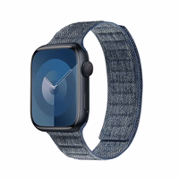 Crong Melange - Magnetic siksniņa Apple Watch 44/45/46/49 mm (zils melange)